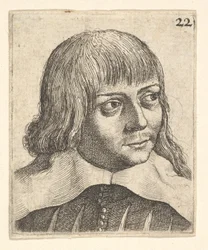 Kopf eines jungen Mannes, leicht nach rechts gedreht, 1625-77