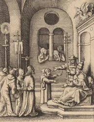 Jesus erneut vor Kaiphas