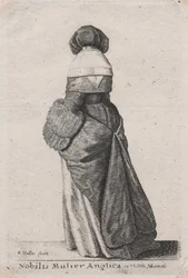 Nobilis Mulier Anglica in Vestitu Hiemali, 1643
