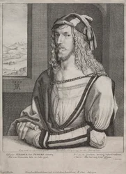 Porträt von Albrecht Dürer im Alter von 26 Jahren