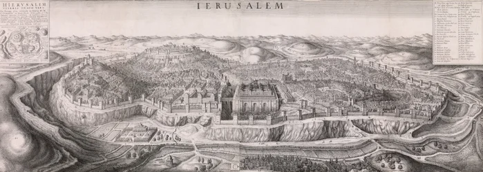 Aussicht auf Jerusalem, 1660