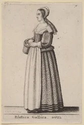 Französische Bäuerin