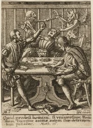 Die Spieler und der Tod, aus Der Totentanz