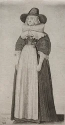 Die verschiedenen Gewohnheiten englischer Frauen, von der Adligen bis zur Landfrau..., 1640