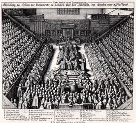 Der Prozess von Thomas Wentworth (1593-1641), Earl of Strafford im Jahr 1641
