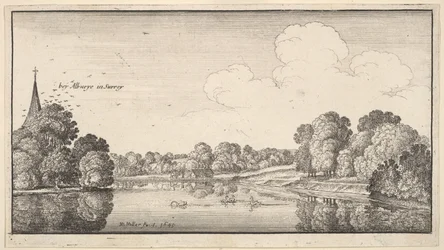 Ansichten der Landschaft in der Nähe von Albury, Surrey, 1645