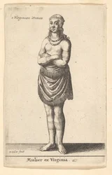 Frau aus Virginia, ca. 1643
