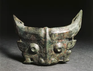 Ritualmaske, die Taotie darstellt, China, Westliche Zhou-Dynastie