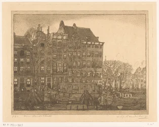 Häuser an der Prins Hendrikkade in Amsterdam
