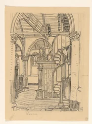 Innenraum der Noorderkerk in Hoorn