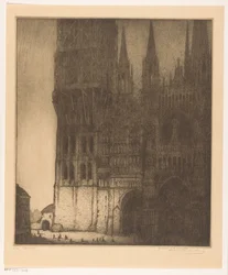 Fassade der Kathedrale Notre-Dame in Rouen