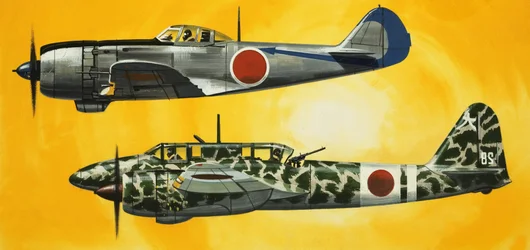 Ins Blaue: Japanische Flugzeuge des Zweiten Weltkriegs