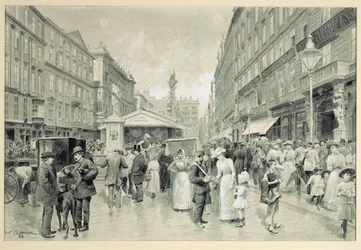 Der Graben, zentraler Platz in der Innenstadt von Wien