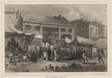 Fischmarkt Kanton, 1855