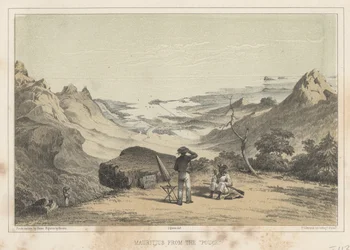 Mauritius vom Pouce, 1855