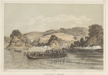 To-Ri-Ga-Sa-Ki, Yedo-Bucht, 1855