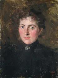 Felicia Kirchdorffer, die Nichte des Künstlers, 1896