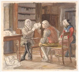 Bauern bei dem Prokurator