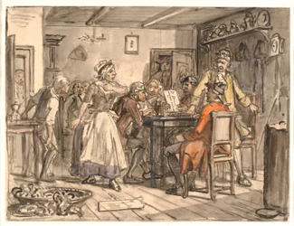 "Collegium politicum". (Der politische Kandestøber)