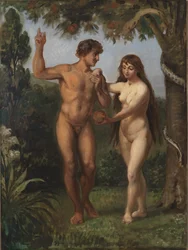 Eva verführt Adam