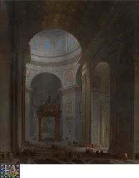 Innenansicht von St. Peter in Rom