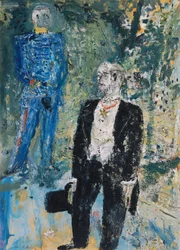 General und Herr im Frack