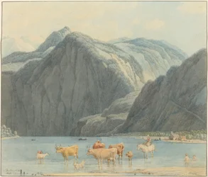 Königsee mit den Klippen von St. Bartholomä