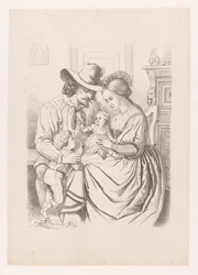 Familie mit kleinen Kindern