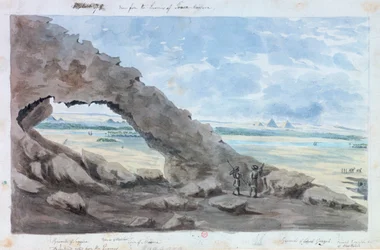 Ansicht der Pyramiden, Ägypten, 19. Jahrhundert