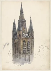 Kirchturm in Delft