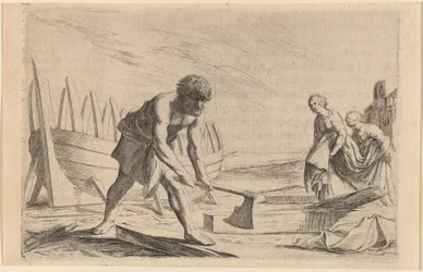 Odysseus auf der Insel der Göttin Kalypso
