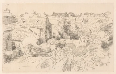 Dächer und Gärten in Enkhuizen