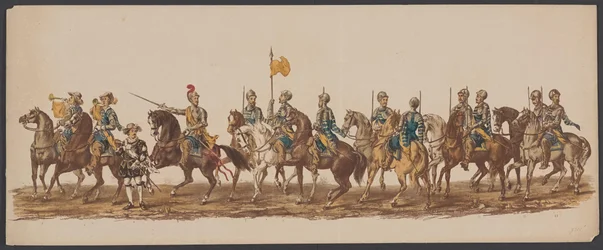 Delfter Umzug von 1862, erste Gruppe