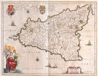 Insel Sizilien, Italien, in 