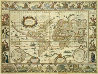 Nova Orbis Geographica ac Totius Terrarum Hydrographica, Willem Janszoon Blaeu, Amsterdam