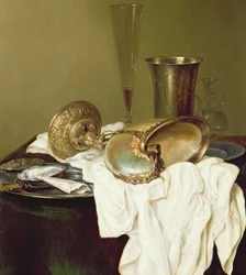 Stillleben mit einem Nautilus-Pokal