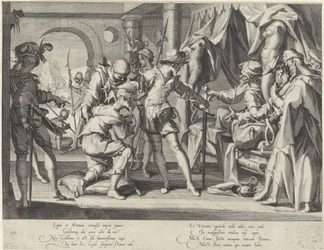 Graf Wilhelm III. von Holland gibt den Befehl zur Enthauptung seines Vogts (Serie: Thronus Justitiae)