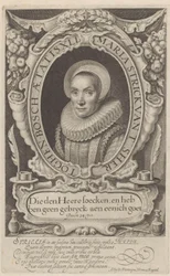 Porträt von Maria Strick im Alter von 41 Jahren