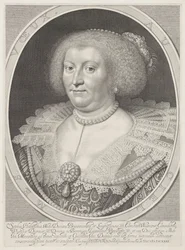 Porträt von Sophia Hedwig von Braunschweig-Wolfenbüttel