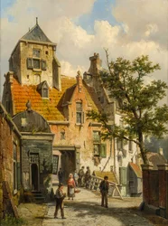 Eine Ansicht von Haarlem, 1891