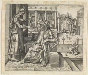 Sara bittet Abraham, Hagar und Ismael wegzuschicken