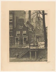 Ansicht des Bierhafens und der Oranjestraat in Rotterdam