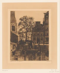 Überführung bei der Montelbaanstoren in Amsterdam