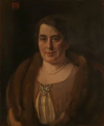 Adèle van Meekren, die zweite Ehefrau von Andries van Wezel