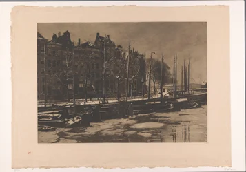 Binnenkant, Amsterdam, mit Schnee