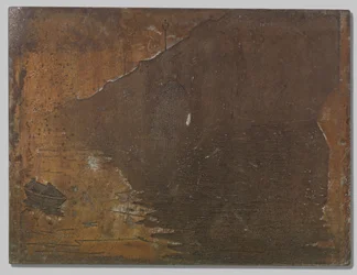 Ansicht der Waterloo Bridge im Nebel in London