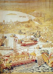 Eroberung von Tunis durch Kaiser Karl V.: Die Belagerung von Golette im Jahr 1535 (Detail)