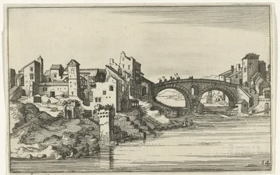 Brücke über den Fluss