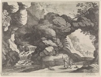Landschaft mit Hagar und Ismael