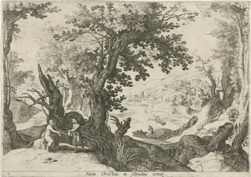 Landschaft mit der Versuchung Christi